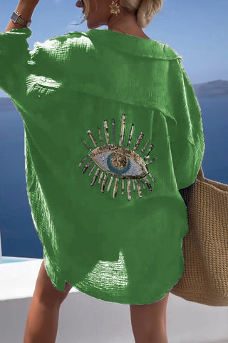 Glamore | Casual Overhemd Groen