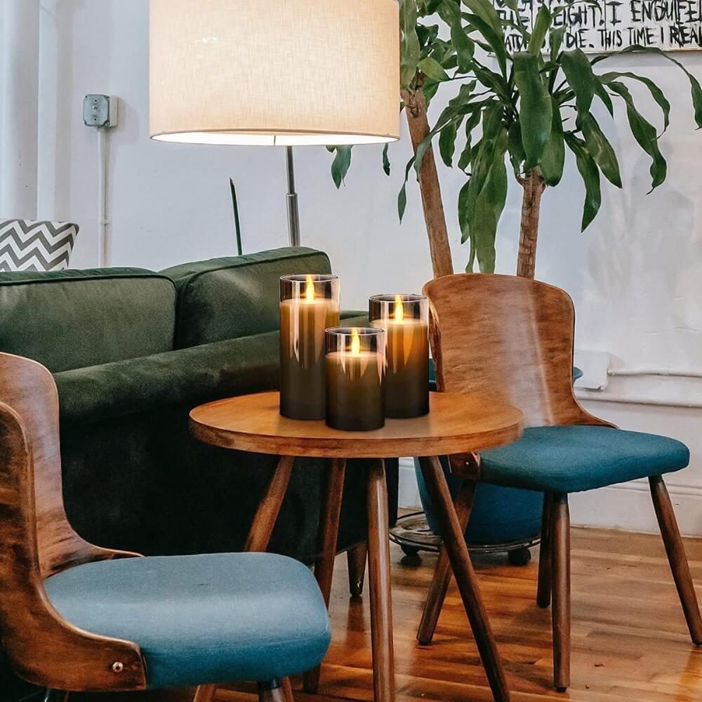 Yoté - Vlamloze Elegante Kaarsenset