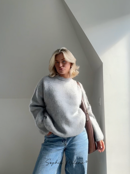 Aurora Luxe Mohair Sweater – Tijdloos Comfort en Elegantie