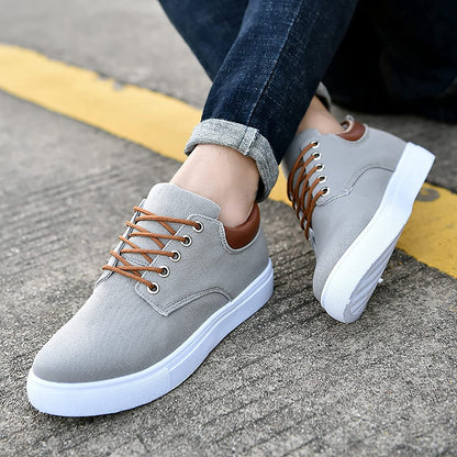 Casual Sneakers | Stoere herensneakers met witte zool
