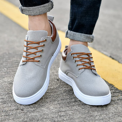 Casual Sneakers | Stoere herensneakers met witte zool