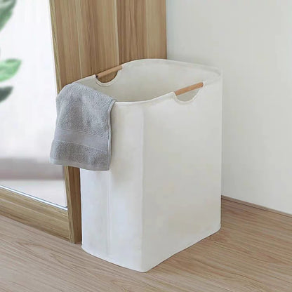 Grote Vouwbare Wasmand met Handvat voor Vuile Kleding