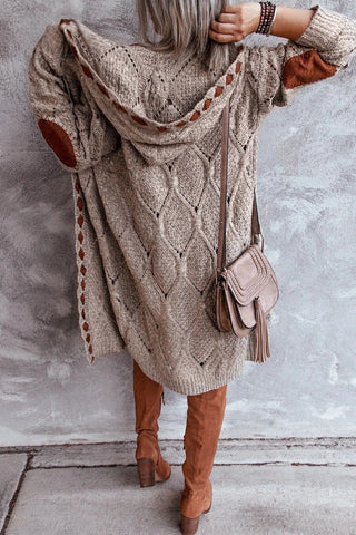Stijlvol Lang Dames Vest - Comfy met Capuchon