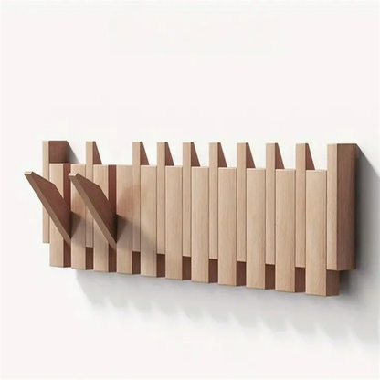 Handgemaakte Piano Coatrack | Luxe Wand Kapstok Design beukenhout