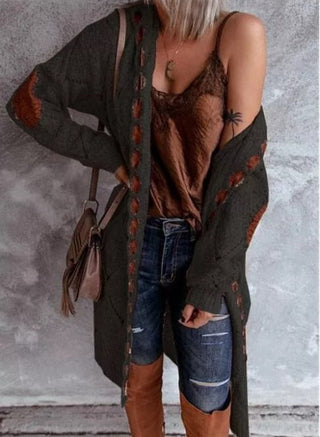 Stijlvol Lang Dames Vest - Comfy met Capuchon Zwart