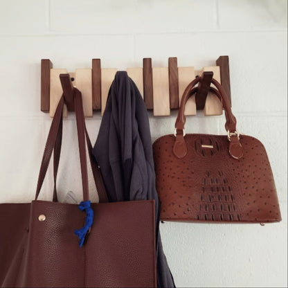 Handgemaakte Piano Kapstok | Luxe houten kapstok in pianovorm