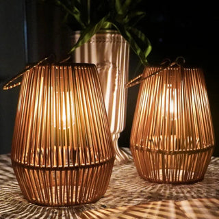 Handgemaakte Waterdichte Zonnetuinlantaarn Buitenruimte