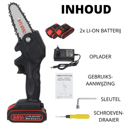 Elektrische Accu Kettingzaag | Efficiënt & Snel Snoeien en Zagen!