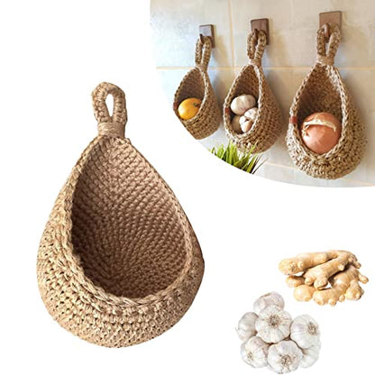Hangende Wandmanden voor Groenten en Fruit Ruimtebesparend Design