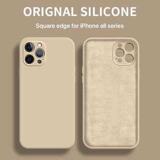 Liquid Silicone Case | Zachte beschermende case voor iPhone 11, 12 en 13