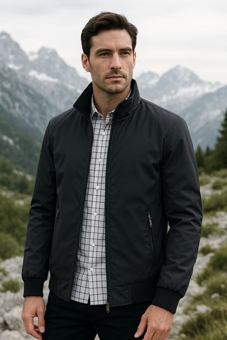 Hommes | Heren Tussenjas – Winddichte Bescherming & Moderne Pasvorm Zwart