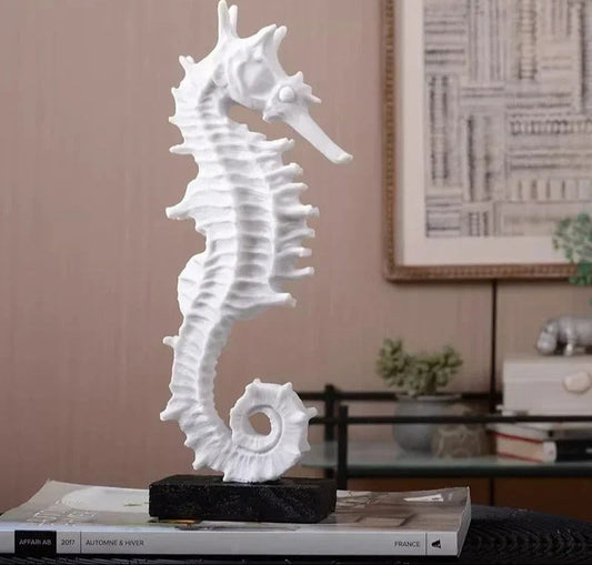 Hippocampus Beeldje Elegante Decoratie Voor Huis En Kantoor Default