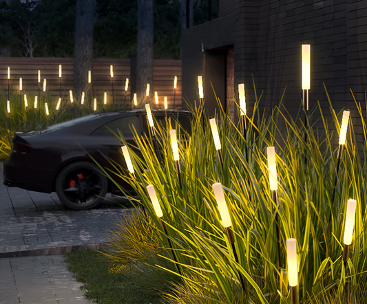 Garduru - Modern Solar -aangedreven buitenlampen Warm wit