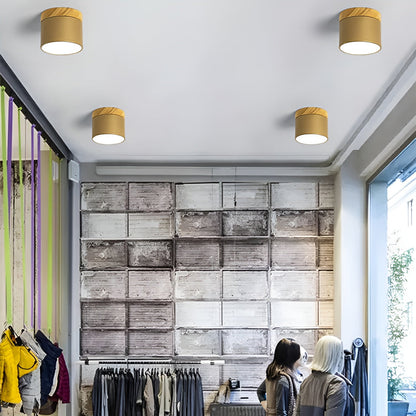 Pastelglow -cilinderlamp - Vintage spoelbevestigingsplafondlicht