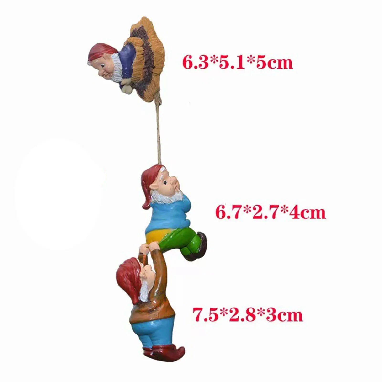 Houten Tuinbeeld Gnome Sculptuur voor Speelse Tuinornamenten