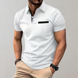 Hugo Classic herenpolo met ademend katoen voor optimaal comfort.