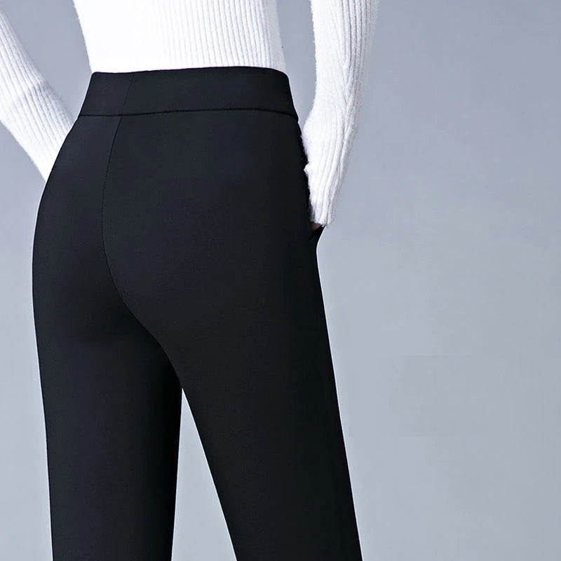 Legging Dames Hooggetailleerd Rekbare Pasvorm Met Valse Zak