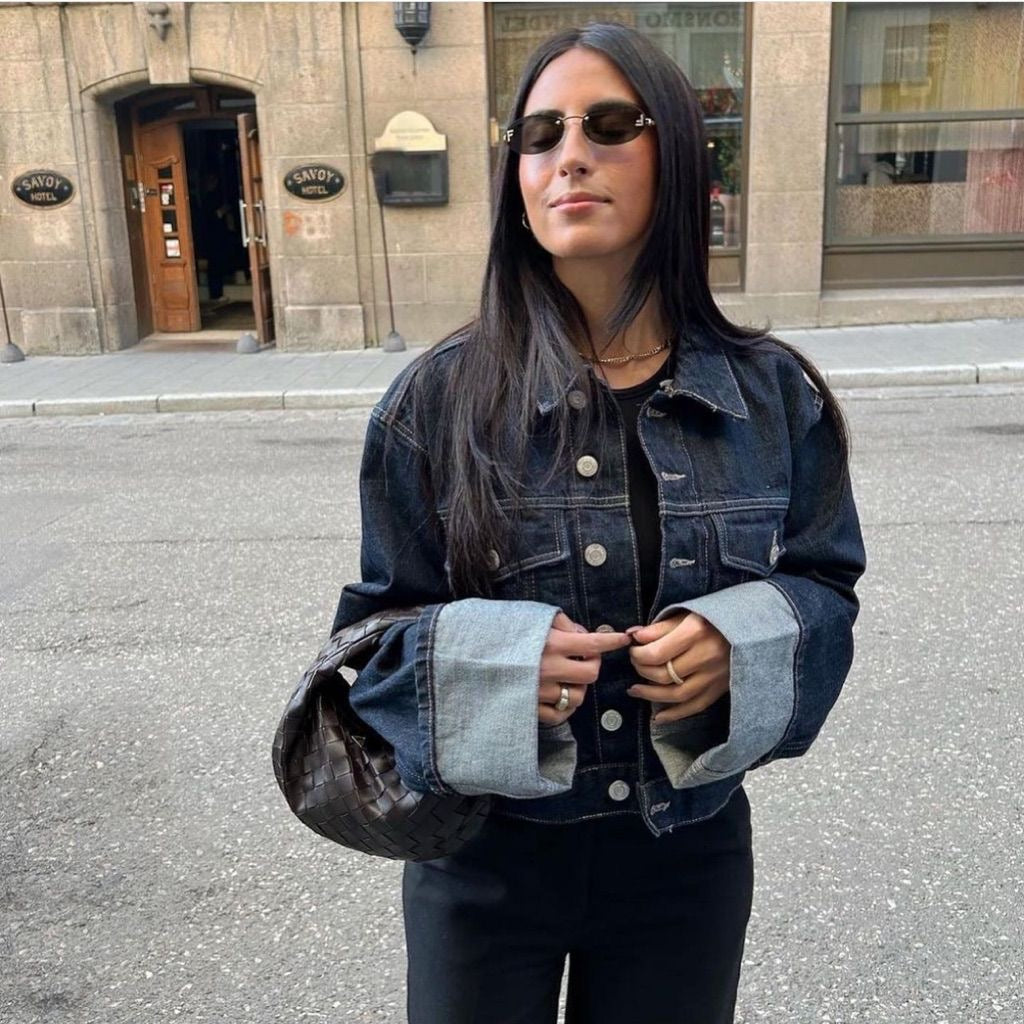 Avenari | Dames Denim Set – Trucker Jacket & High Waist Wide Leg Jeans – Relaxed Fit