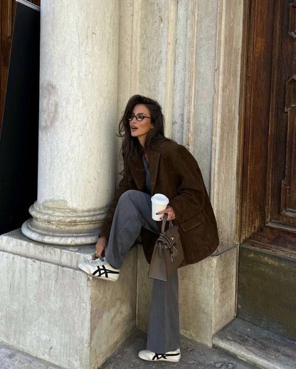 Suède Jas voor Dames