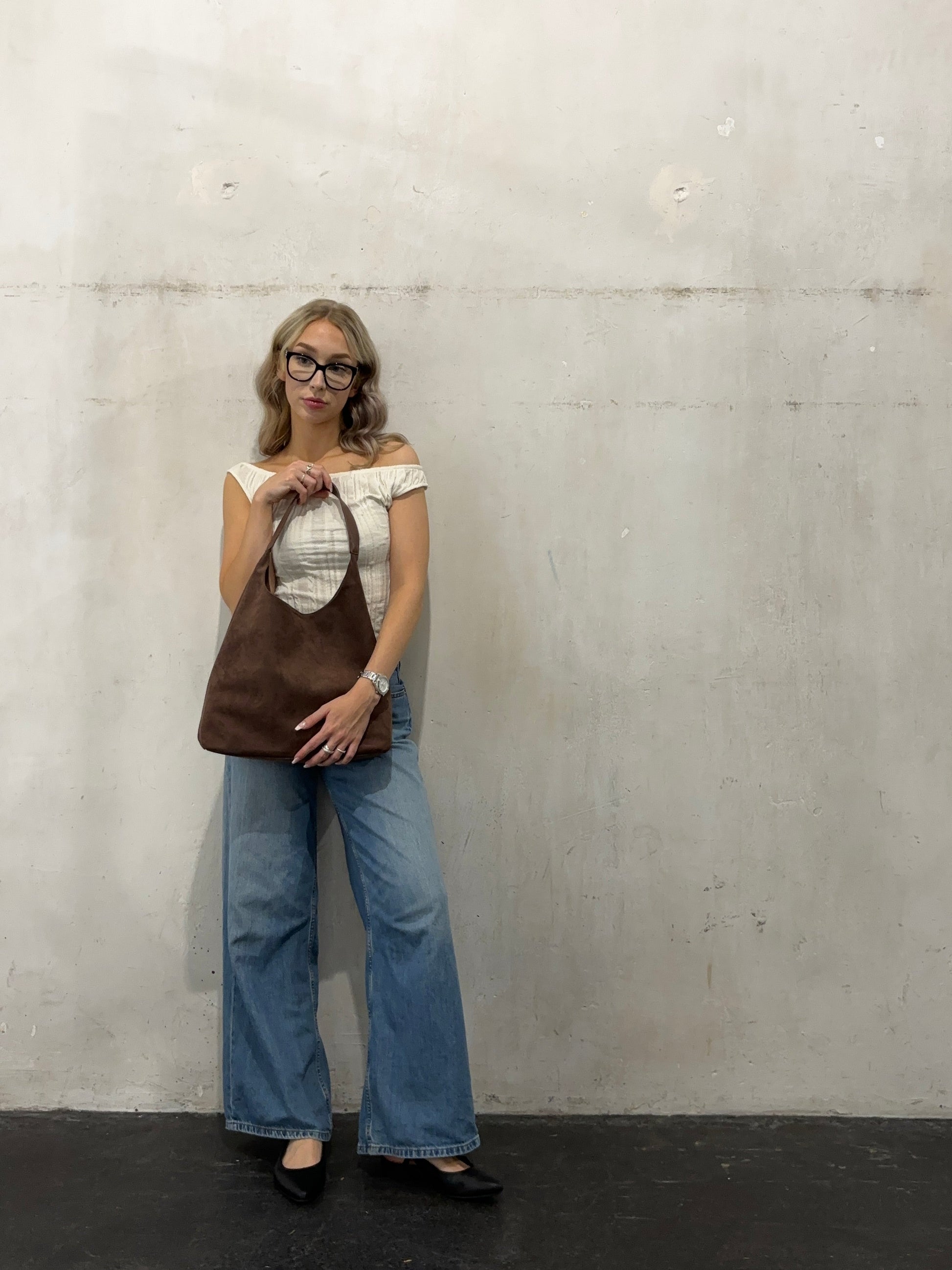 Dagelijkse Leren Tote Van Soepel Leer Zwart Casual Tas