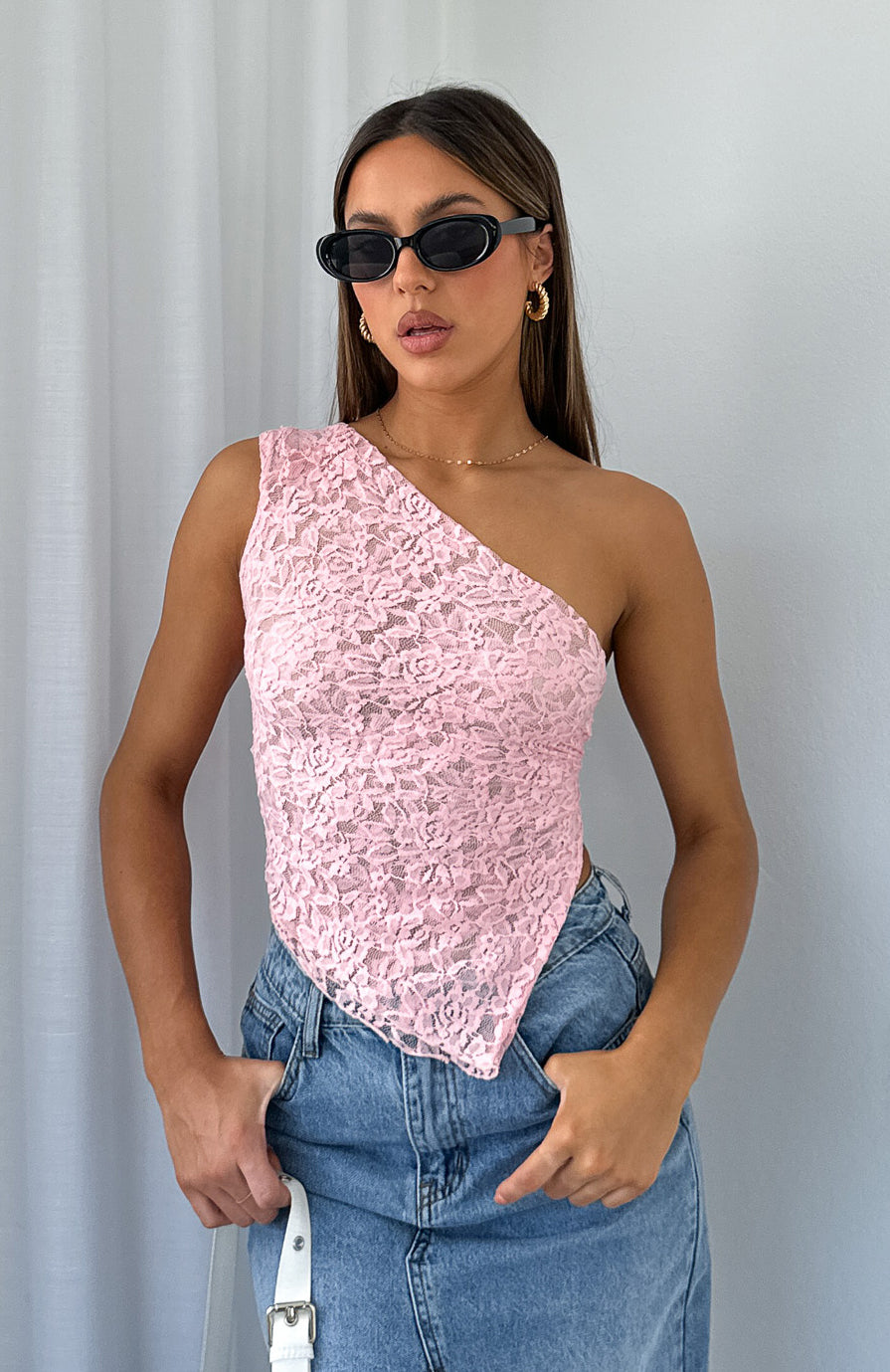 Op Zoek Naar Je Liefde Kanten Top Voor Dames Mode Tops SEREIN