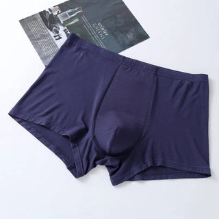 Incontinentieboxershorts voor heren, absorberend, hoge taille blauw