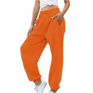 Joggingbroek van zachte katoenmix met een comfortabele pasvorm voor dagelijks gebruik. Oranje