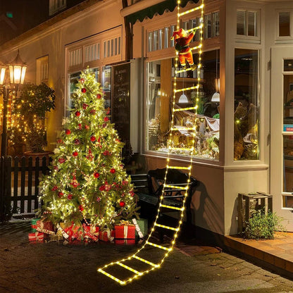 KerstLuxe Santa Claus Klimtouw LED Sfeerverlichting – 1M / 3M USB String Light 1