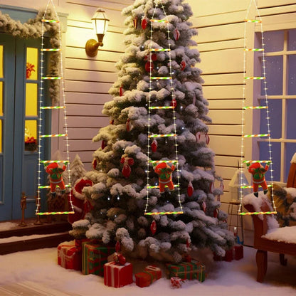 KerstLuxe Santa Claus Klimtouw LED Sfeerverlichting – 1M / 3M USB String Light 8