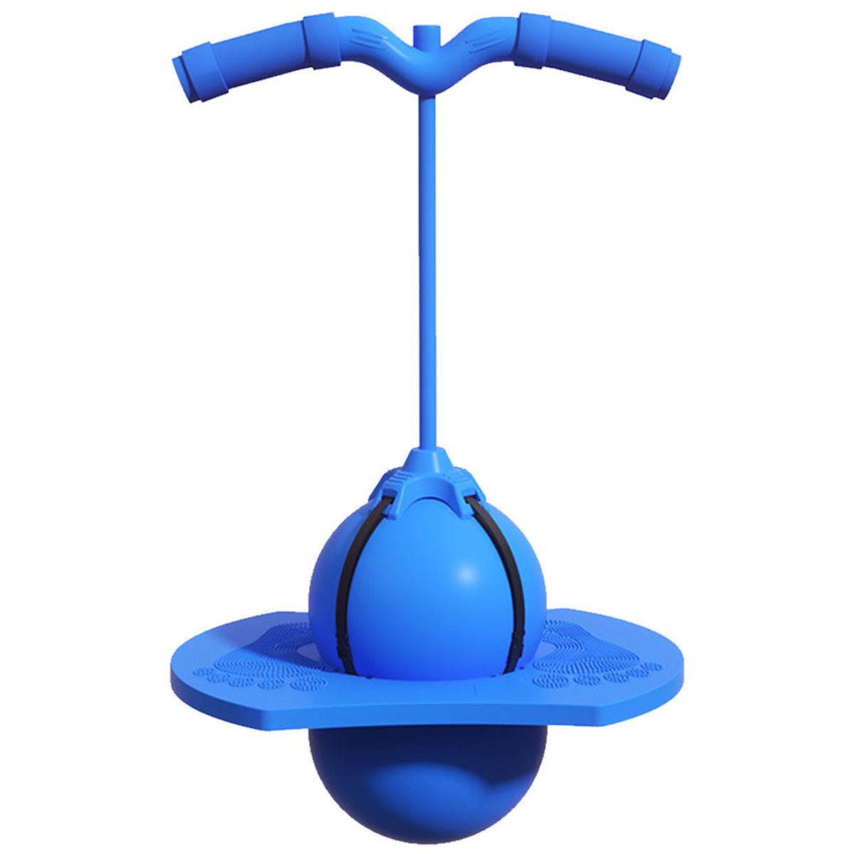 Kinderen Evenwicht Pogo Stick Voor Actief Spelen Plezier Blauw