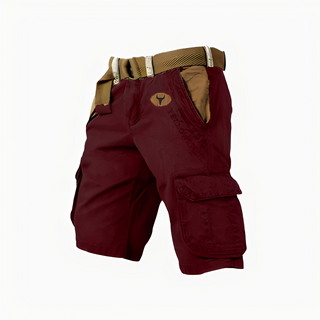 Hommes | Cargoshorts voor mannen – Ergonomisch Ontwerp, Maximale Comfort & Functionele Details rood