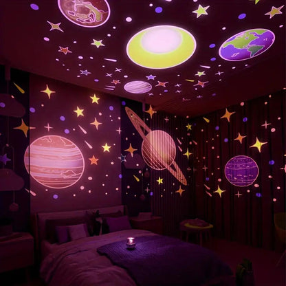 Kindersterrenhemel Nachtlamp Projector Met Rust Muziek