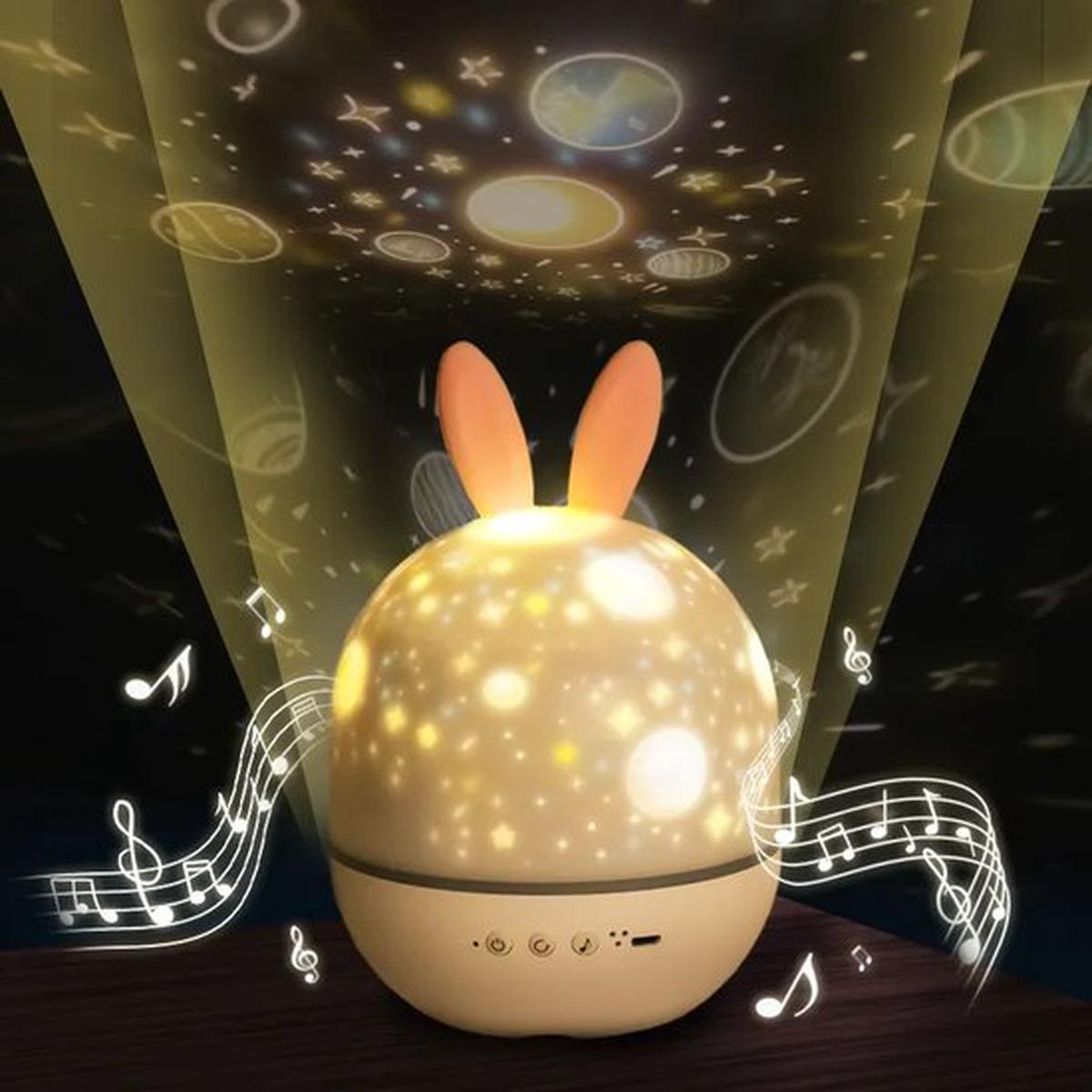 Kindersterrenhemel Nachtlamp Projector Met Rust Muziek