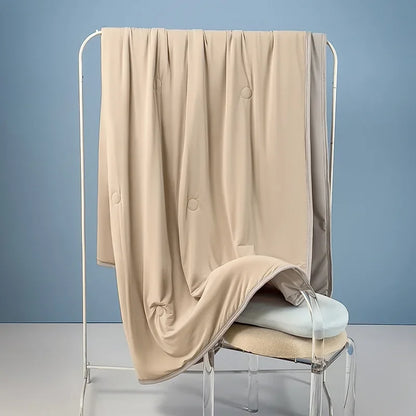 Lichte Zomer Koeldeken van IJszijde Ademend en Koelend 100x150 cm Koffie