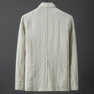 Lichtgewicht zomerblazer van linnenmix