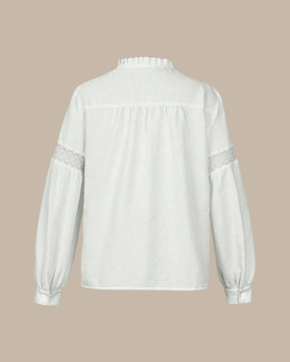 Parsha | Casual Blouse Dames - met Ruches en Gegolfde Textuur