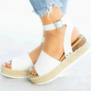 Luma | Elegante zomersandalen voor dames – Handgemaakte kwaliteit & comfortabele pasvorm Wit