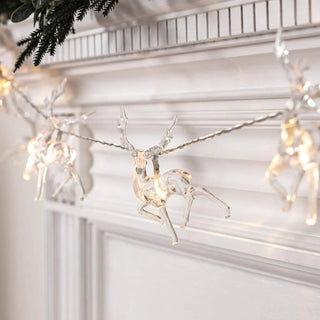 LED Rendier Kerstverlichting 1.5M Batterij Aangedreven Sfeerlampjes