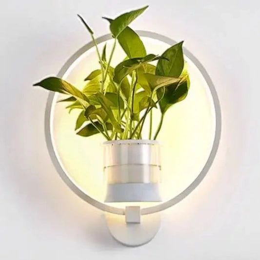 Wandlamp Met Plantenbak Voor Moderne Verlichting En Sfeer A Wit