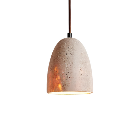 Geel Travertijn Japanse Stijl Hanglamp