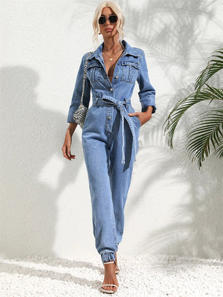 Luna | Dames denimpak – Tijdloze jeanslook, maximaal comfort en moderne snit Denim