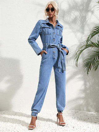 Luna | Dames denimpak – Tijdloze jeanslook, maximaal comfort en moderne snit