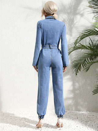 Luna | Dames denimpak – Tijdloze jeanslook, maximaal comfort en moderne snit