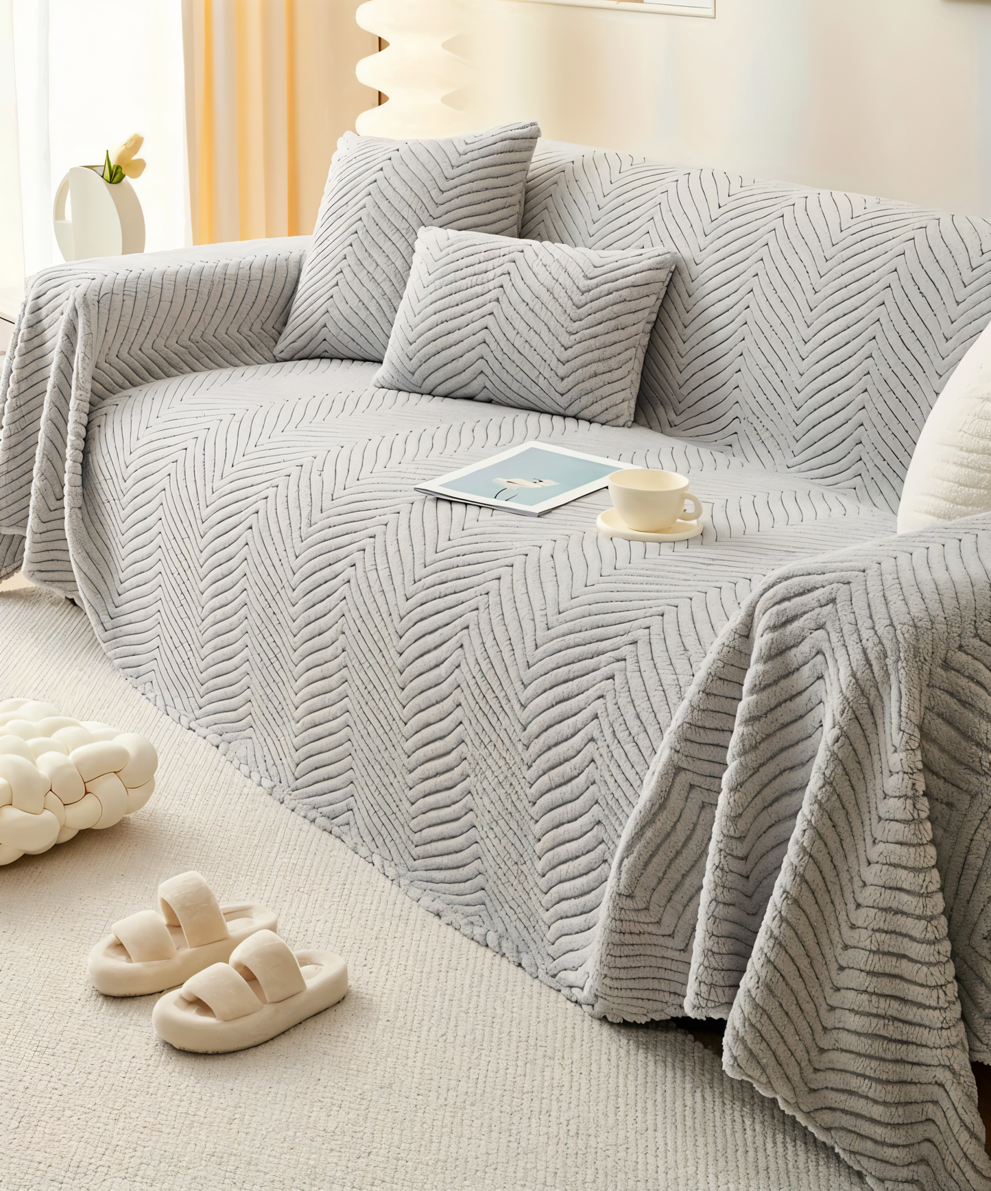 Antislip Bankhoes Voor Huisdieren Met Bescherming En Stijl Grijs