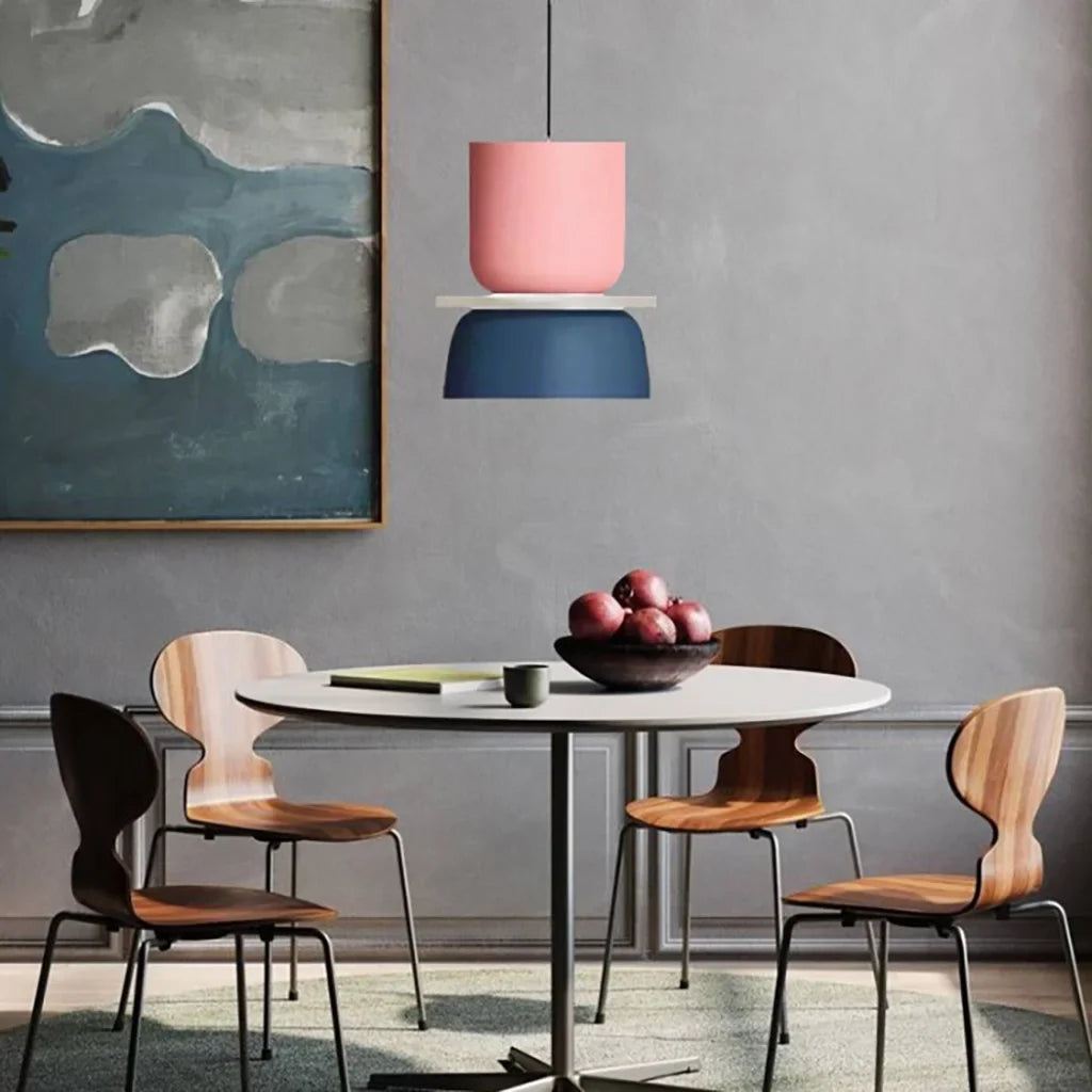 Lucie Colour Block Scandinavische hanglamp