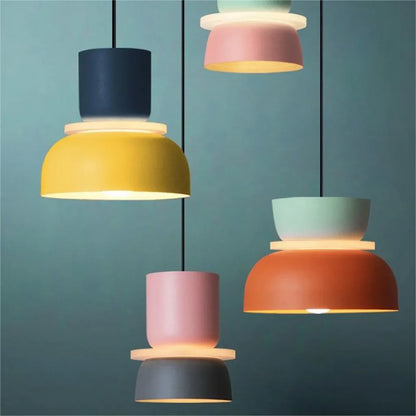 Lucie Colour Block Scandinavische hanglamp