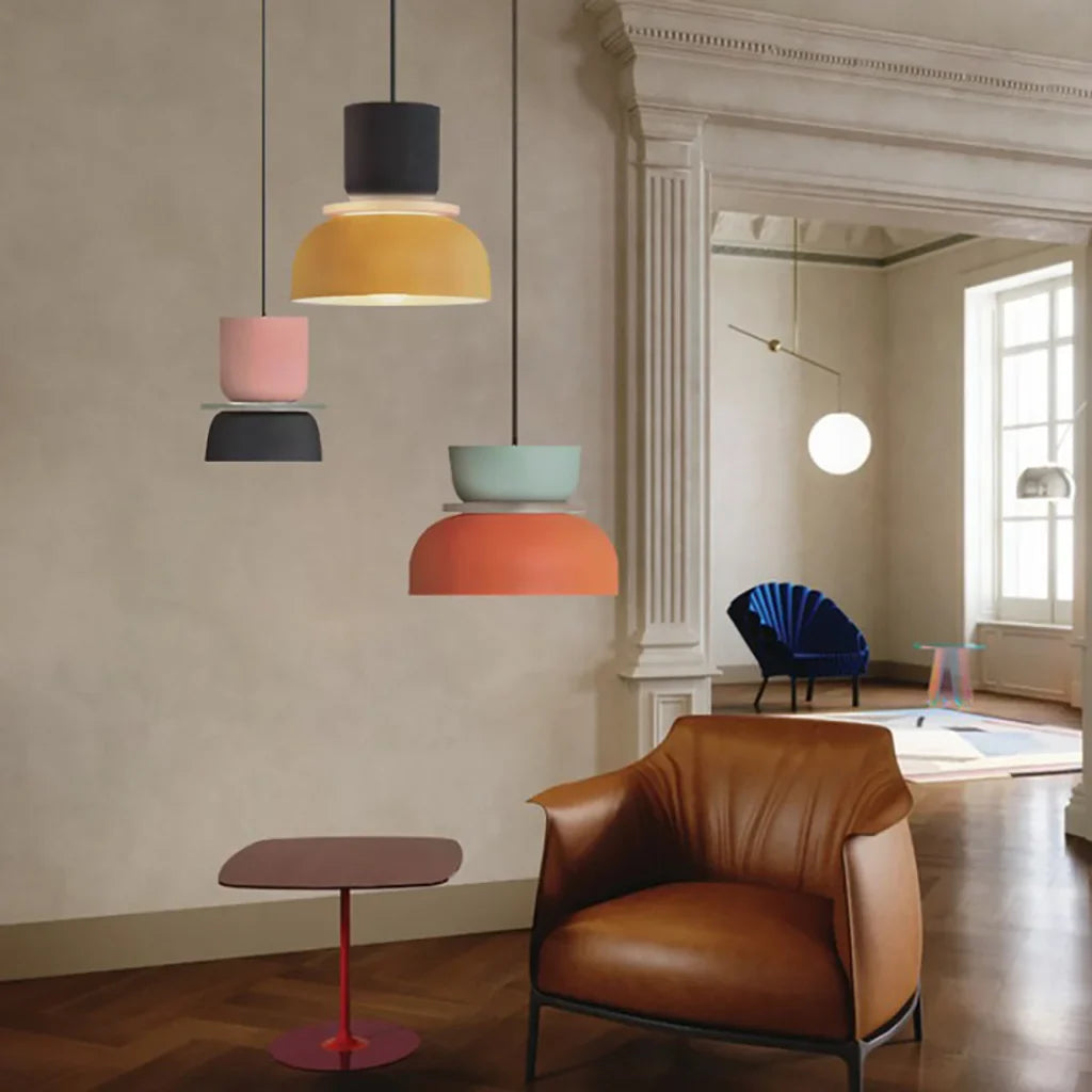 Lucie Colour Block Scandinavische hanglamp