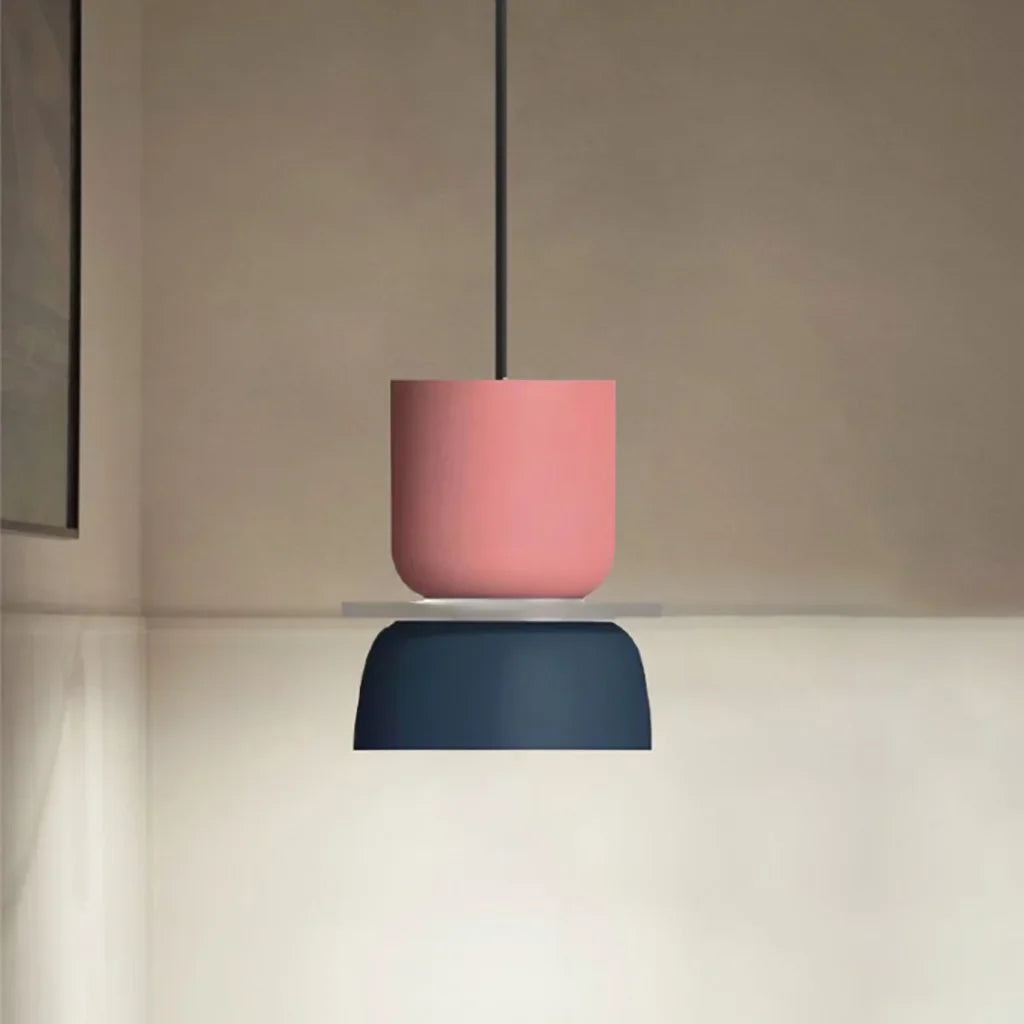 Lucie Colour Block Scandinavische hanglamp
