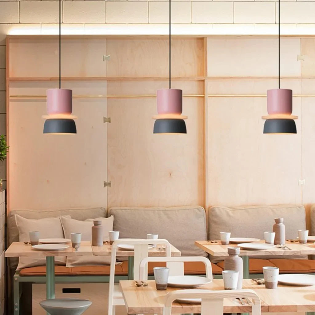 Lucie Colour Block Scandinavische hanglamp