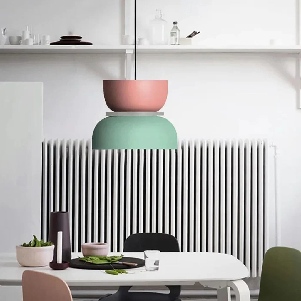 Lucie Colour Block Scandinavische hanglamp
